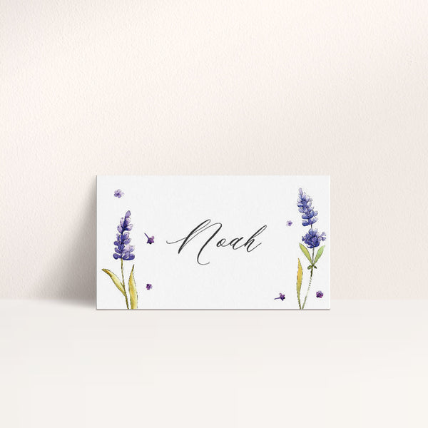 Lavender Falls Place Cards