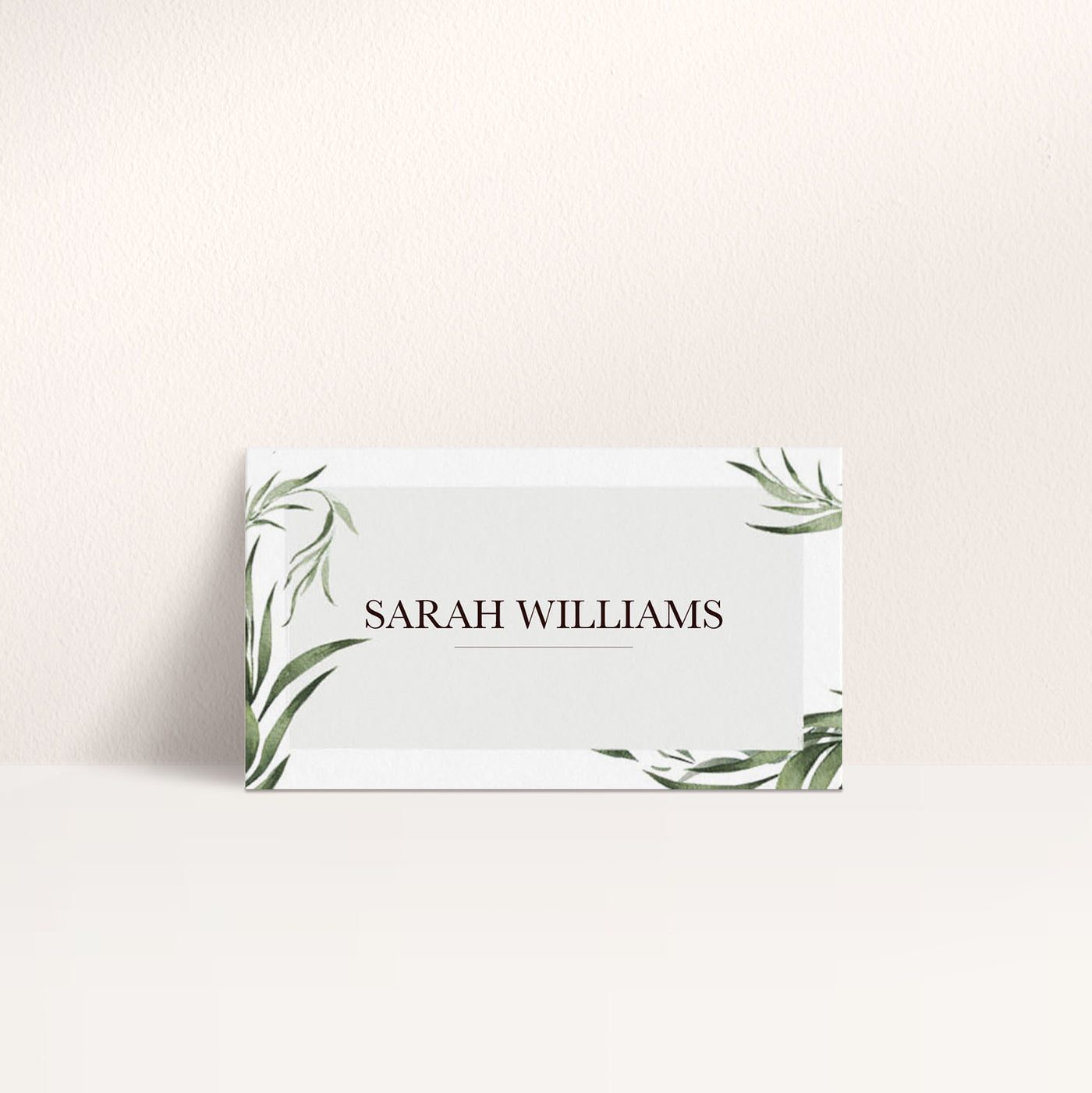 Simply Foliage Place Cards